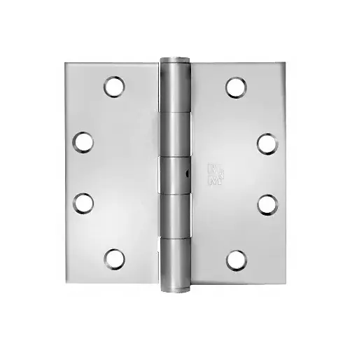 Brite Chrome 4-1/2" x 4-1/2" Commercial Hinge