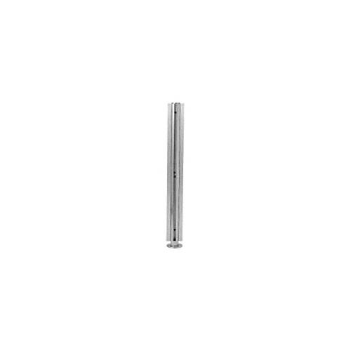 Brushed Stainless 18" x 1" SBPP08 Slimline Series Round 4-Way Partition Post