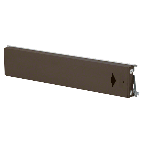 Model 3186 Mid-Panel Concealed Vertical Rod Exit Device Dark Bronze Finish Right-Hand Reverse Bevel
