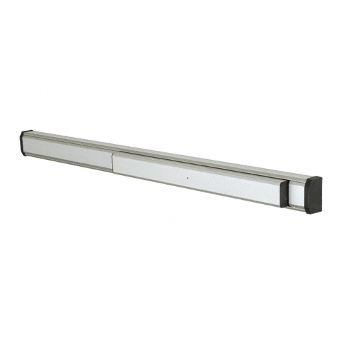 Satin Aluminum 48" 1285 Push Pad Concealed Vertical Rod Right Hand Reverse Bevel Panic Exit Device, Smooth Finish