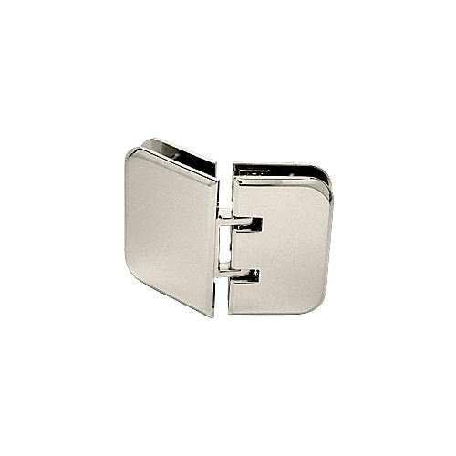 Brushed Nickel Estate 135 Series 135 Degree Glass-to-Glass Hinge