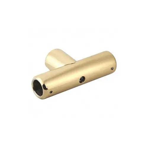 Brass T-Bracket for Support Bar