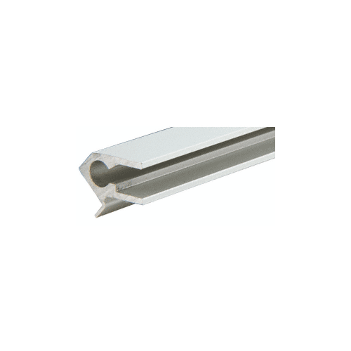 Satin Anodized Aluminum 45 Degree Upright Door Jamb Extrusion 120" Stock Length