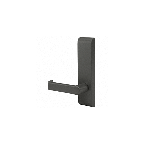 Dark Bronze "Dummy" Inactive Outside Trim Flat Style Lever for Use with Jackson Model 1275 Surface Vertical Rod Panic Exit Devices