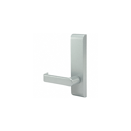 Satin Aluminum "Dummy" Inactive Outside Trim Flat Style Lever for Use with Jackson Model 1275 Surface Vertical Rod Panic Exit Devices