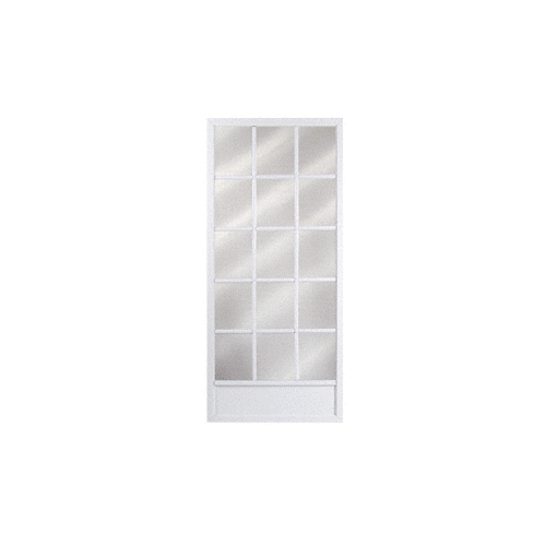 CM Colonial White 32" x 80" Steel Hinged Screen Door - pack of 4