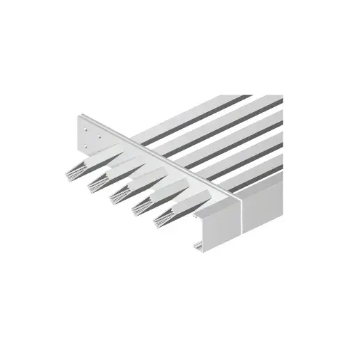 Clear Anodized 1" x 3" 'C' Channel Fascia - Custom Length