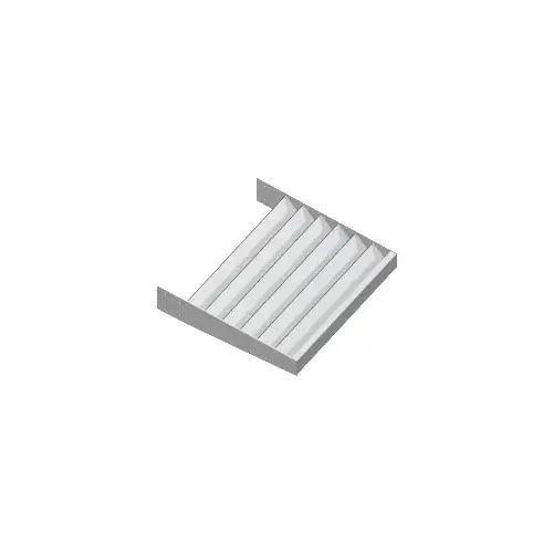 Clear Anodized 3/4" x 1/8" Flat Bar Blade Extrusion - Custom Length