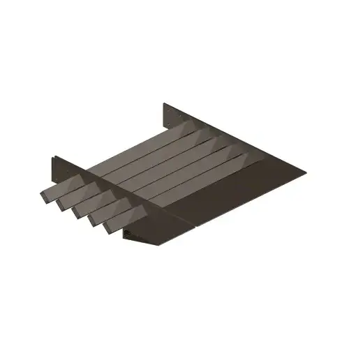 Custom Dark Bronze 8" Tapered Nose Fascia 146" Length