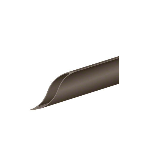 Dark Bronze 'S' Sunshade Blade Extrusion - 146" Length