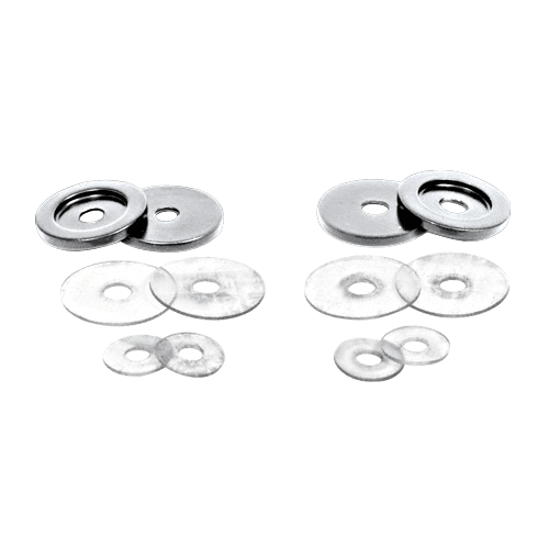 CRL 30WKBN Brushed Nickel Replacement Washers for Back-to-Back Solid Pull Handle