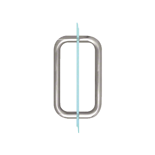 Satin Chrome 8" BM Series Back-to-Back Handle Without Metal Washers