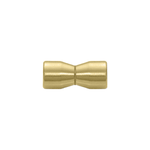 CRL SDK109SB Satin Brass Back-to-Back Bow-Tie Style Knobs