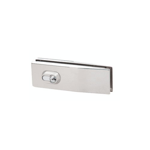 Polished Stainless Steel Curved European Patch Door Lock