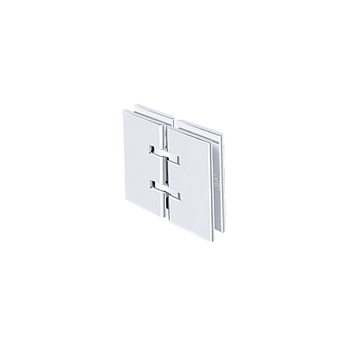 Polished Chrome Concord 180 Series 180 Degree Glass-to-Glass Hinge