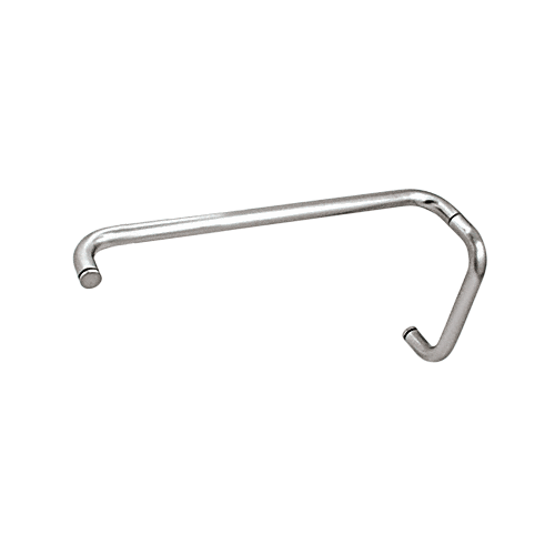 CRL BMNW8X18CH Polished Chrome 8" Pull Handle and 18" Towel Bar BM Series Combination Without Metal Washers