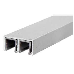 CRL D609A Satin Anodized Aluminum Plastic Lined Double Upper Channel