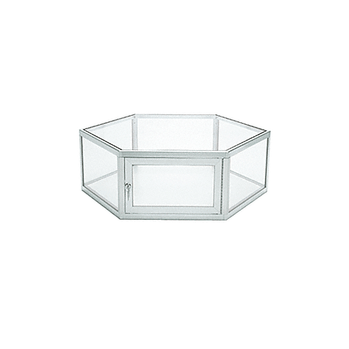 Brite Anodized Custom Size Hexagon Showcase