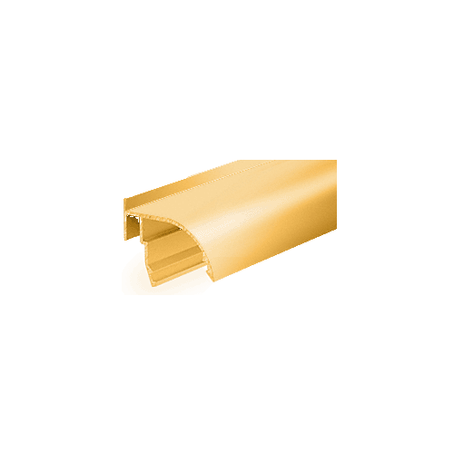 Brite Gold Anodized Custom Length Reflector Assembly for Wood End Showcases