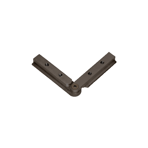 Dark Bronze Horizontal Adjustable Hand Rail Corner Splice