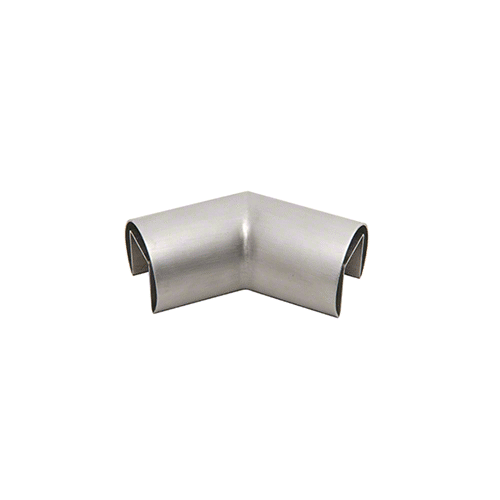 CRL GRRF20H3BS Brushed Stainless Steel 1-7/8" Diameter Roll Form 135 Degree Horizontal Corner