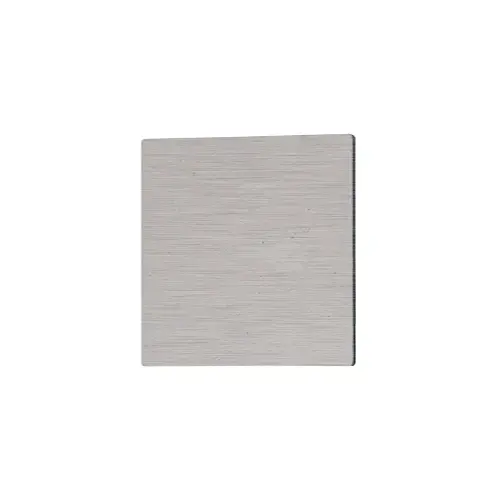 Brushed Stainless End Cap for Standard Type Mechanical Channel 3/4" Glass