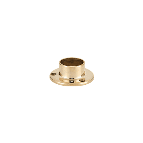 CRL HR15YPB Polished Brass Full Flange for 1-1/2" Tubing