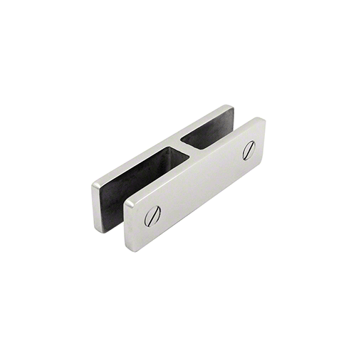 Brushed Stainless 180 Degree Glass Bracing Clamp