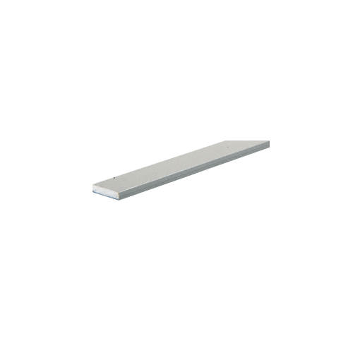 Brixwell DV2412A-CCP95 Satin Anodized 1/2" Aluminum Flat Bar Extrusion  95" Stock Length