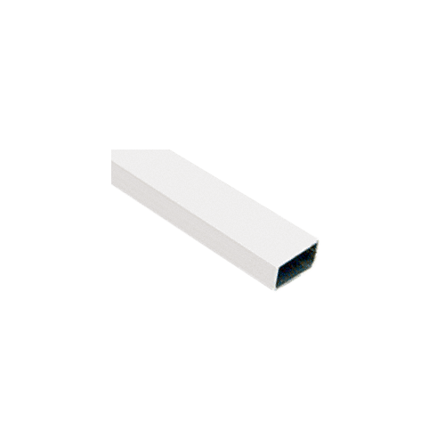 CRL WSSB58W White 5/8" x 5/16" Roll Formed Aluminum Spreader Bar 146" Stock Length