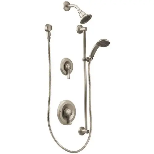Commercial 1-Handle Posi-Temp Shower Trim Kit in Brushed Nickel (Valve Not Included)