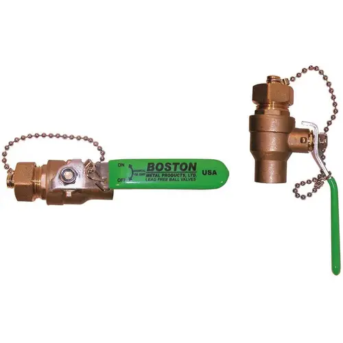 National Brand Alternative BTD0750002LF 3/4 in. NPT Inlet Drain with Male Hose Thread Outlet and T Handle, Lead Free