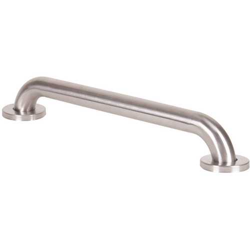 18 in. x 1-1/2 in. Concealed Screw Grab Bar in Stainless Steel