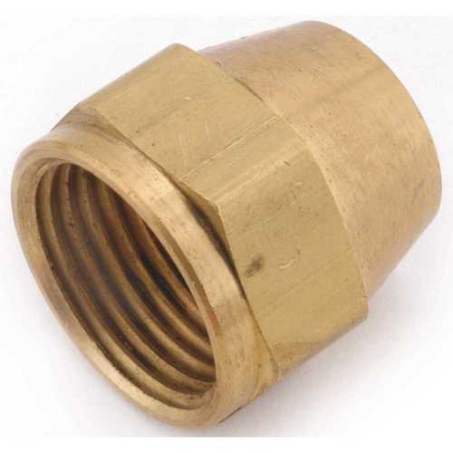 Anderson Metals 04014-06 3/8 in. Brass Flare Nut - pack of 10