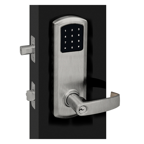 Electric Cylindrical Lock Satin Chrome