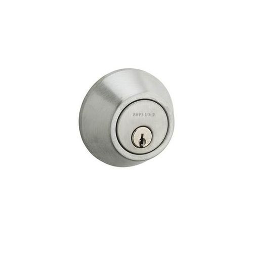 Safelock SD9100-26DV1 Single Cylinder Deadbolt with New Chassis with RCAL Latch and RCS Strike Satin Chrome Finish