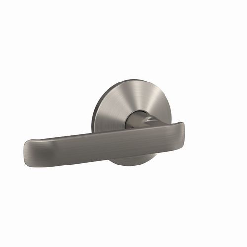 Clybourn Lever with Kinsler Rose Non Turning Dummy Lock Satin Nickel Finish