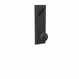 plymouth schlage addison custom knob escutcheon latch strike active trim interior matte finish