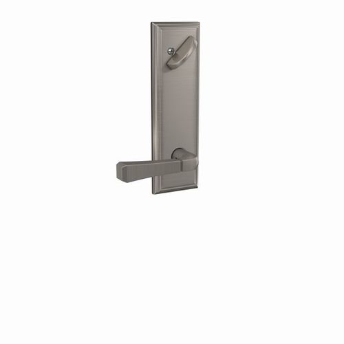 Rivington Lever with Addison Escutcheon Interior Active Trim with 16680 Latch and 10269 Strike Satin Nickel Finish