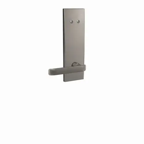 Clybourn Lever with Century Escutcheon Dummy Interior Trim Satin Nickel Finish