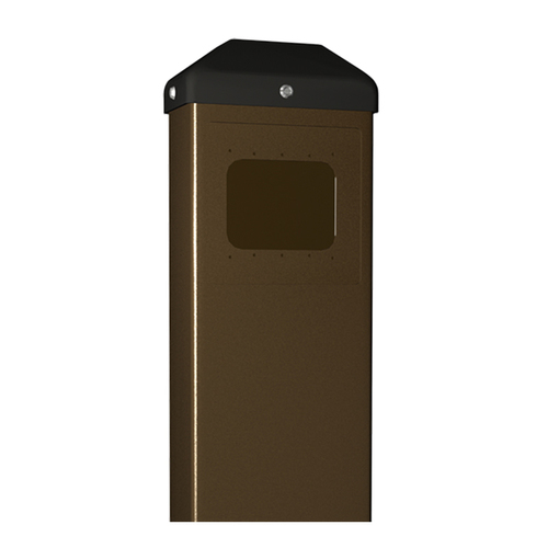 42" x 6" x 4" Mounting Post for Push Plates Bronze Finish
