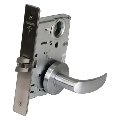 Passage Avalon Gala Mortise Lock Satin Chrome Finish