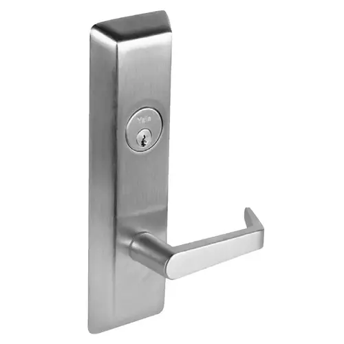 Exit Device Lever Trim, Satin Stainless Steel