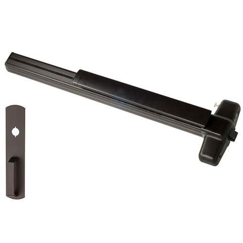 Exit Device Dark Bronze Anodized Aluminum