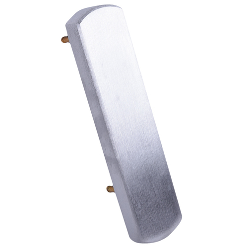 Exit Only Trim Plate, Satin Chrome