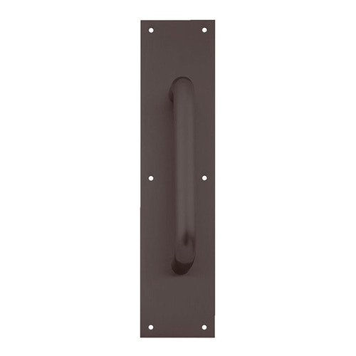 IVES 83026 US10B 4x16 4" x 16" Pulls and Push Plates Dark Oxidized