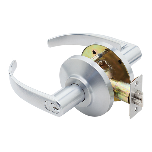 Cylindrical Lock Satin Chromium Plated