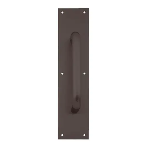 8302 Pull Plate 3.5" x 15" Dark Oxidized Satin Bronze