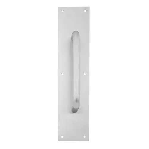 8302 Pull Plate 4" x 16" Satin Stainless Steel