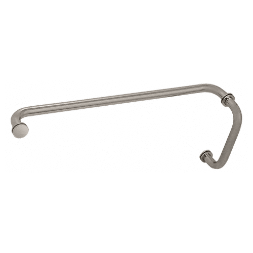 Brushed Satin Chrome 8" Pull Handle and 22" Towel Bar BM Series Combination With Metal Washers